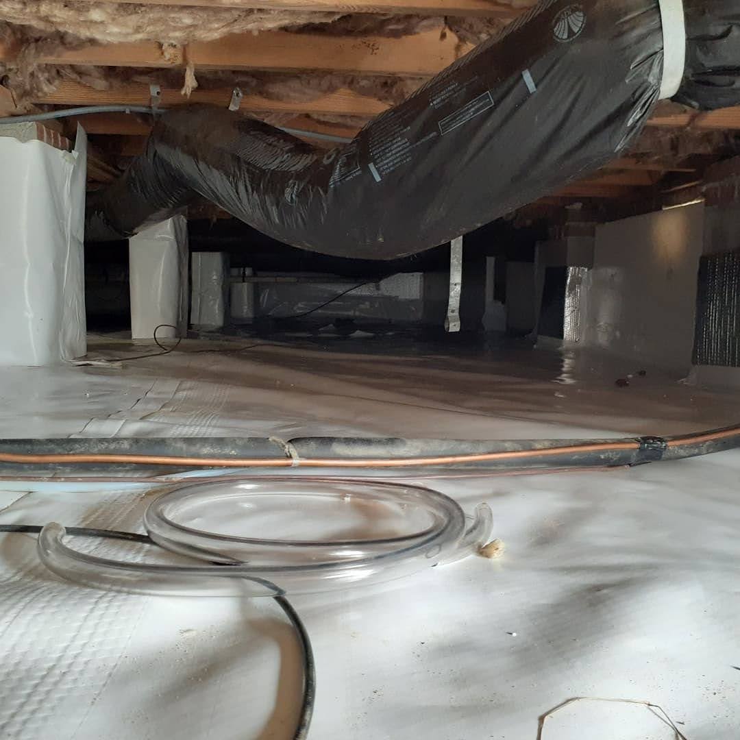 Crawl Space Encapsulation — Vapor Barrier Installation